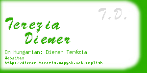 terezia diener business card