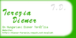 terezia diener business card